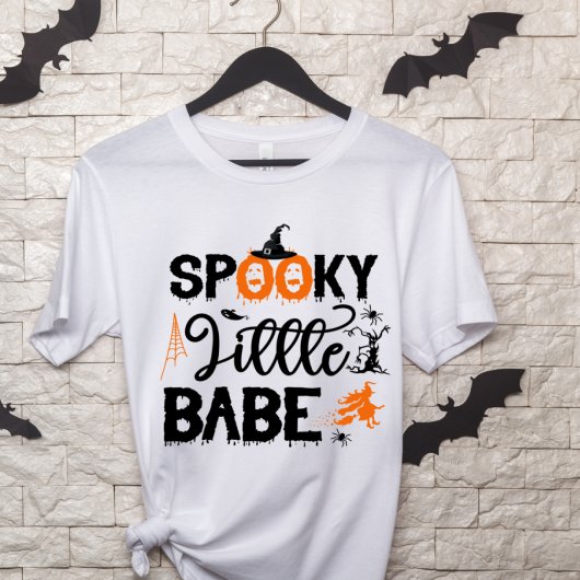 Spooky Little Babe, Halloween heksen T-shirt