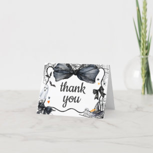 Spooky Little Boo Baby shower Bedankkaart