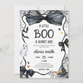 Spooky Little Boo Baby shower Kaart (Voorkant)