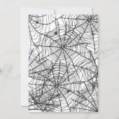 Spooky Little Boo Baby shower Kaart (Achterkant)