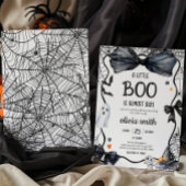 Spooky Little Boo Baby shower Kaart