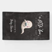 Spooky Little Boo Boy Baby shower Banner (Horizontaal)