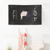 Spooky Little Boo Meisje Baby shower Spandoek (Insitu)