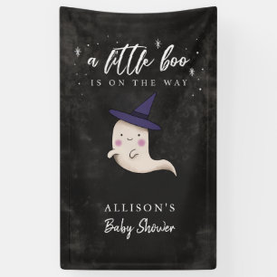 Spooky Little Boo Meisje Baby shower Spandoek