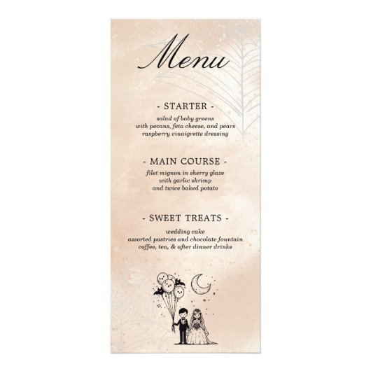 Spooky Little Couple Menu (Voorkant)
