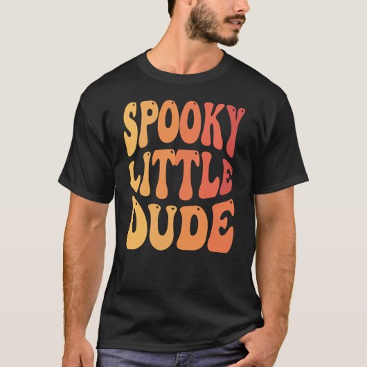 Spooky Little guy Funny Halloween Costume T-shirt (Voorkant)
