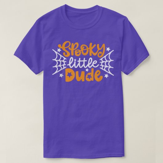 Spooky Little guy Shirt Funny Kinder Halloween Spo (Design voorkant)