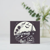 Spooky Los Angeles Halloween Feestdagenkaart (Staand voorkant)