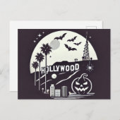 Spooky Los Angeles Halloween Feestdagenkaart (Voorkant / Achterkant)