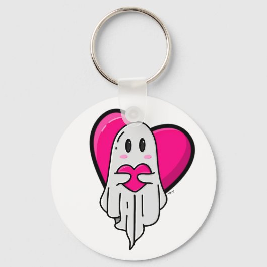 Spooky Love Ghost Sleutelhanger (Voorkant)