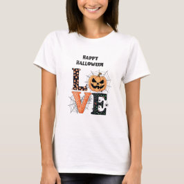 Spooky Love: Halloween T-shirt voor horrorfans