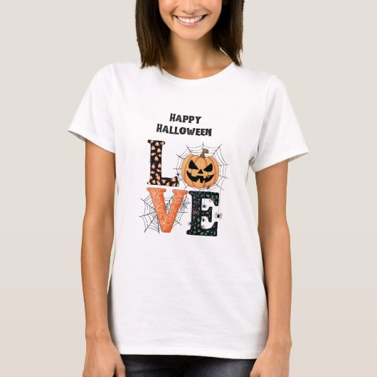 Spooky Love: Halloween T-shirt voor horrorfans (Voorkant)
