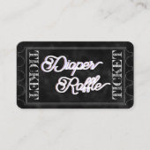 Spooky Luier Raffle Ticket Notitiekaartje (Voorkant)