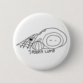 Spooky Lump Ronde Button 5,7 Cm (Voorkant)