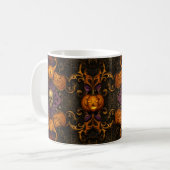 Spooky maar charmante Halloween Pattern Mok (Voorkant links)