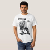 Spooky Maar Dan Met Mode Grappig Skelet T-shirt (Voorkant volledig)