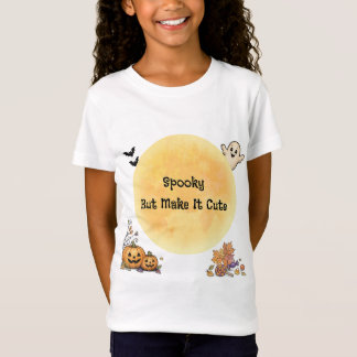 Spooky Maar Maak Het Schattig - Aardige Halloween  T-shirt