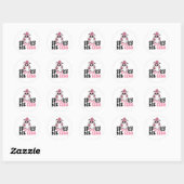 Spooky maar Schattig Ronde Sticker (Vel)