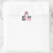 Spooky maar Schattig Ronde Sticker (Tas)