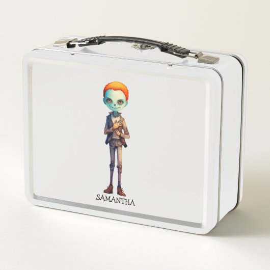 Spooky Maar Schattigee Zombie Kind - Schattige Mac (Achterkant)