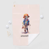 Spooky Maar Schattigee Zombie Kind - Schattige Mac Golfhanddoek (Insitu)