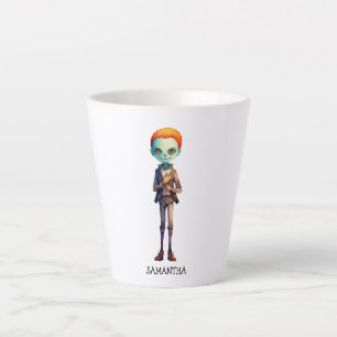 Spooky Maar Schattigee Zombie Kind - Schattige Mac Latte Mok