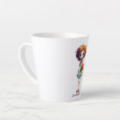 Spooky Maar Schattigee Zombie Kind - Schattige Mac Latte Mok (Linkerhoek)