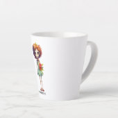 Spooky Maar Schattigee Zombie Kind - Schattige Mac Latte Mok (Rechterhoek)