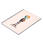 Spooky Maar Schattigee Zombie Kind - Schattige Mac Notitieboek (Linkerzijde)