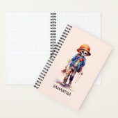 Spooky Maar Schattigee Zombie Kind - Schattige Mac Notitieboek (Binnen)