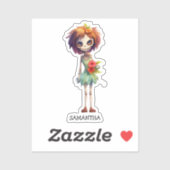 Spooky Maar Schattigee Zombie Kind - Schattige Mac Sticker (Vel)