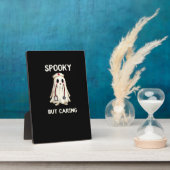 SPOOKY MAAR ZORGZAAM Essential T-shirt Fotoplaat (Zijkant)