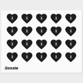SPOOKY MAAR ZORGZAAM Essential T-shirt Hart Sticker (Vel)