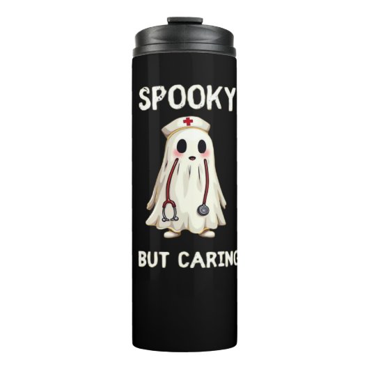 SPOOKY MAAR ZORGZAAM Essential T-shirt Thermosbeker (Voorkant)