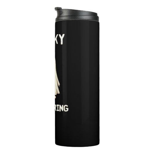 SPOOKY MAAR ZORGZAAM Essential T-shirt Thermosbeker (Geroteerd rechts)