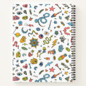 Spooky Magische Witchy Halloween Notitieboek (Achterkant)
