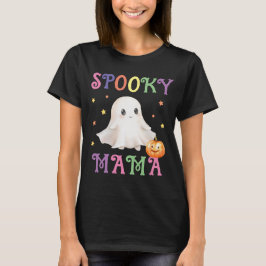 Spooky Mama Bright Text Zwart Vrouwen T-shirt