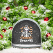 Spooky Mama Cool Halloween Skeleton Sneeuwbol (Kerstmis)