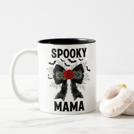 Spooky Mama Coquette Halloween Tweekleurige Koffiemok
