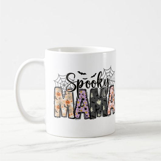 Spooky Mama – Cute Halloween for Moms Koffiemok (Links)