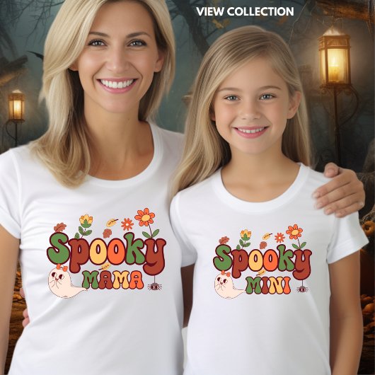 Spooky Mama Halloween Mama En Ik Matching T-shirt