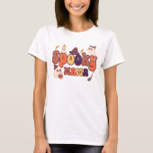 Spooky Mama Halloween Mama En Ik Matching T-shirt (Voorkant)