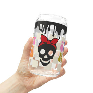 Spooky Mama Halloween Mok, Herfst Halloween Gift Blikvorm Glas