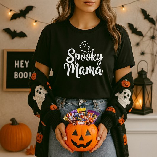 Spooky Mama Halloween Mom T-shirt
