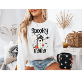 Spooky Mama Halloween - Schattige Ghost & Cat Trui