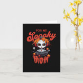 Spooky mama kaart (Gele Bloem)