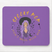 Spooky mama niet knoeien met haar muismat (Voorkant)