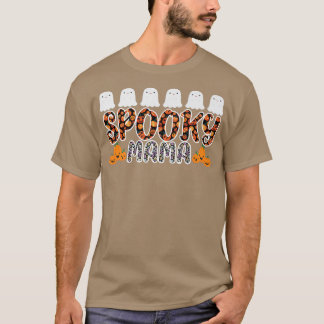 Spooky Mama Scary Halloween Mom Spooky Premium  T-shirt