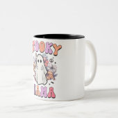 Spooky Mama Tweekleurige Koffiemok (Voorkant rechts)