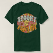 Spooky mammie retro Matching Family Groovy Halwee T-shirt (Design voorkant)